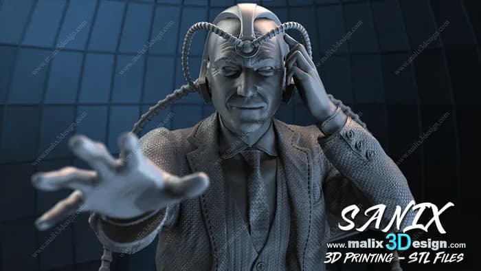 STL - Profesor X render 2