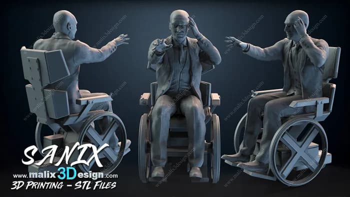 STL - Profesor X render 3