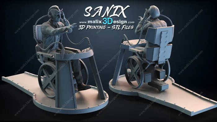 STL - Profesor X render 5