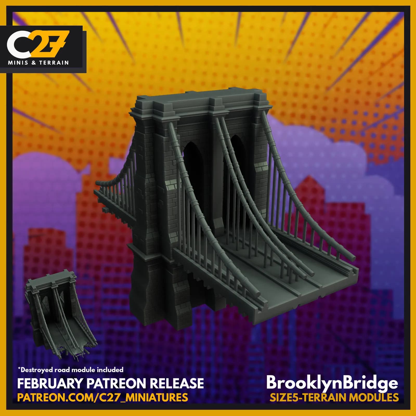 STL - Puente de Brooklyn render 2