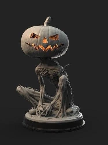 STL - pumpkin monster