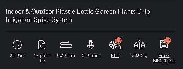 STL - Punta de riego autoajustable render 2