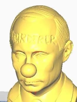 STL - putin clown stl