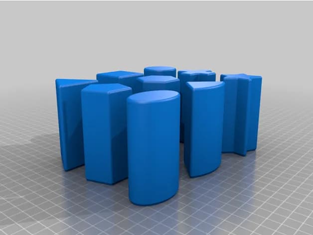 STL - Puzzle de formas para niños render 2