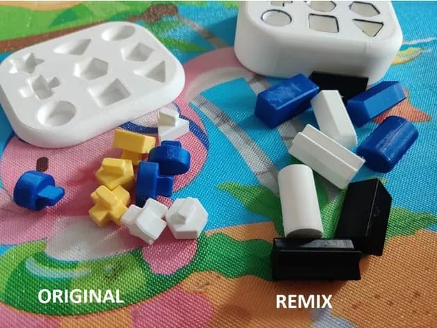 STL - Puzzle de formas para niños