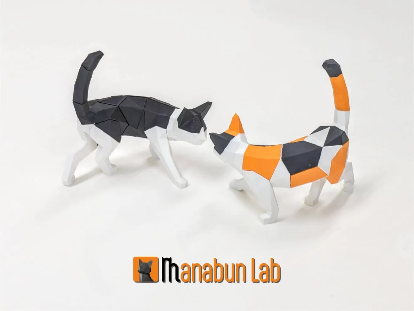 STL - Puzzle de Gato Low Poly