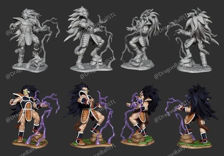 STL - Raditz Figura de Acción
