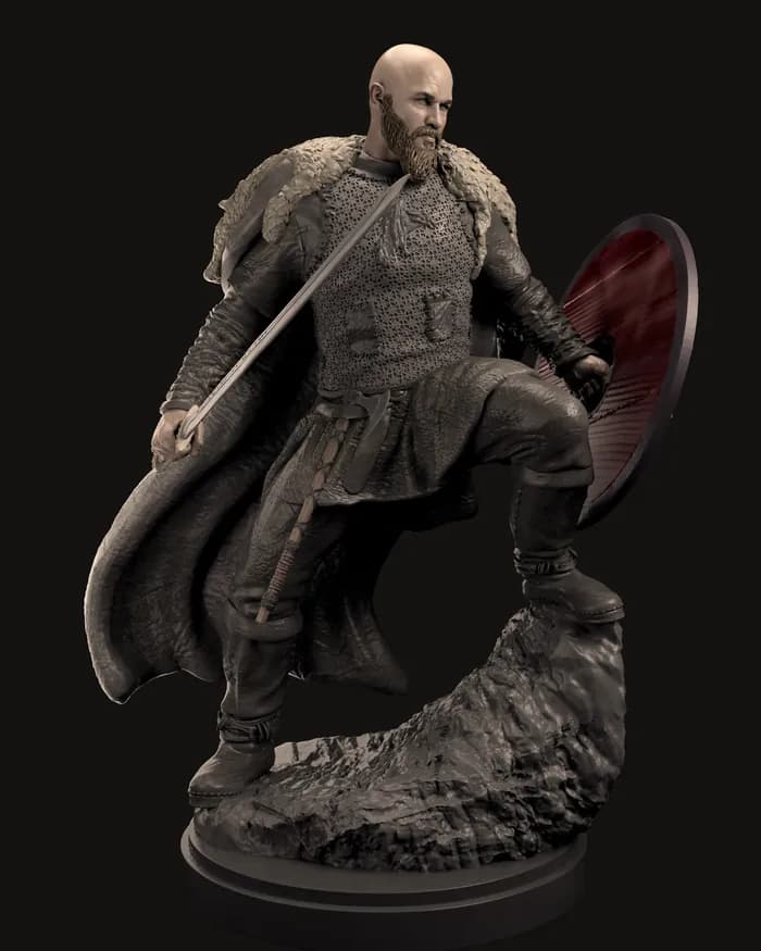STL - Ragnar Lothbrok Vikingo