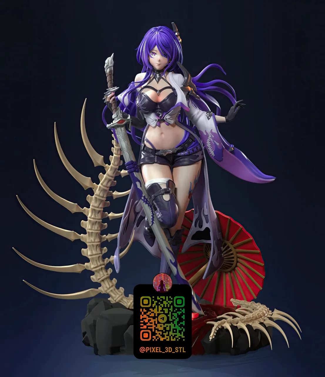 STL - Raiden Shogun Genshin Impact 4