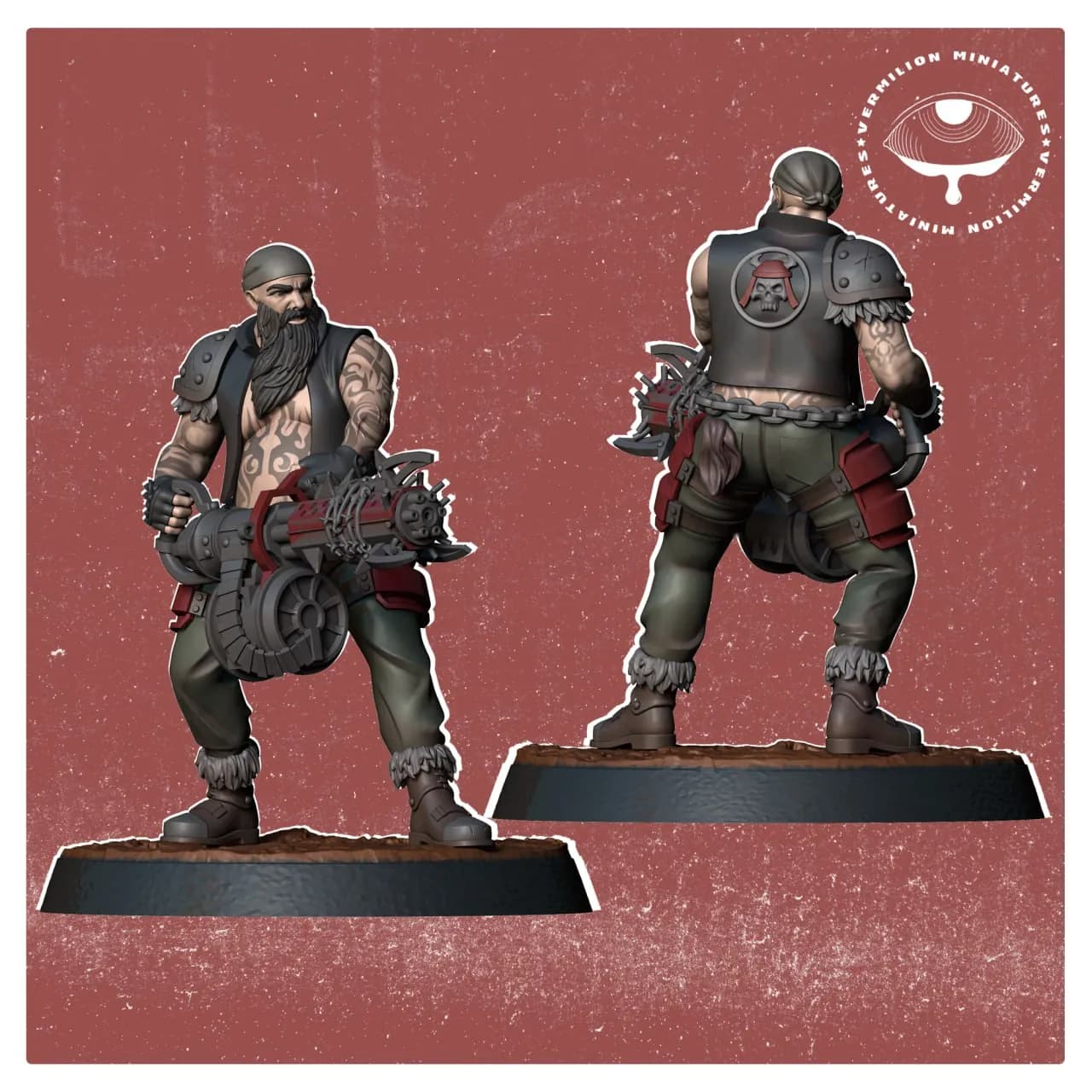 STL - Raider con Minigun