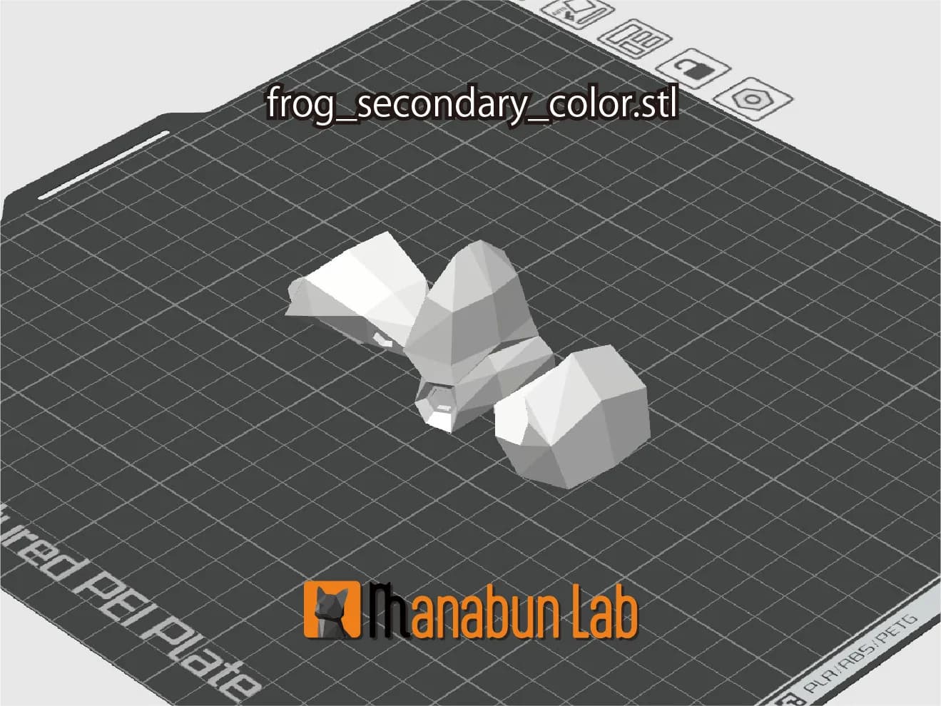 STL - Rana Poligonal
