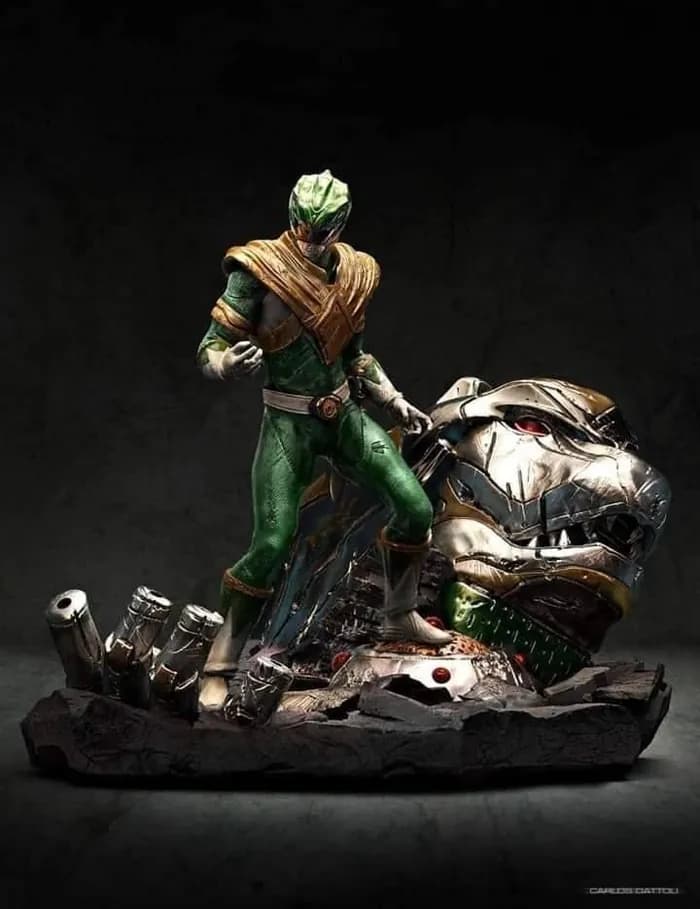 STL - Ranger Verde Power Ranger render 2