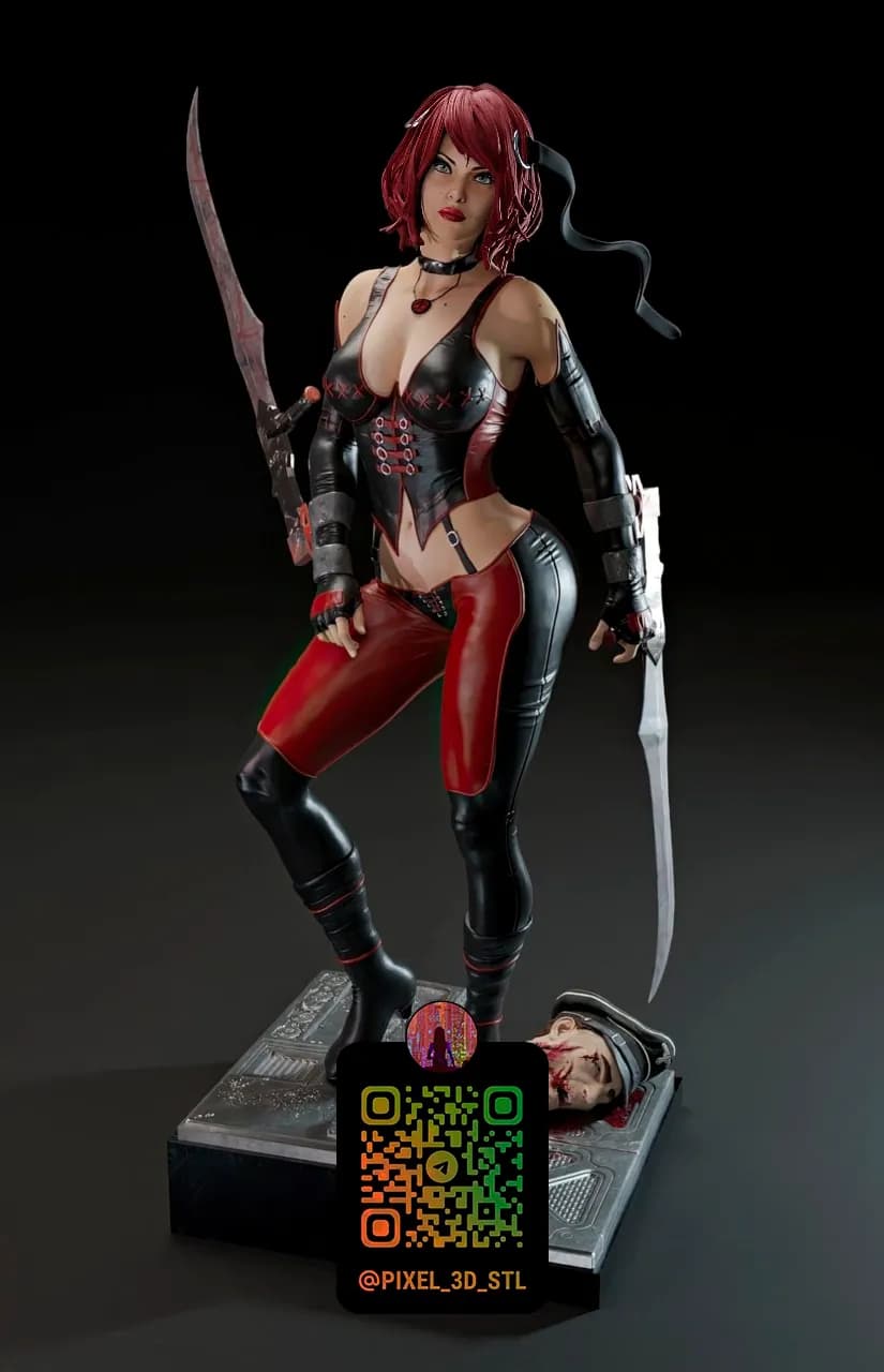 STL - Rayne BloodRayne Figura de Accion