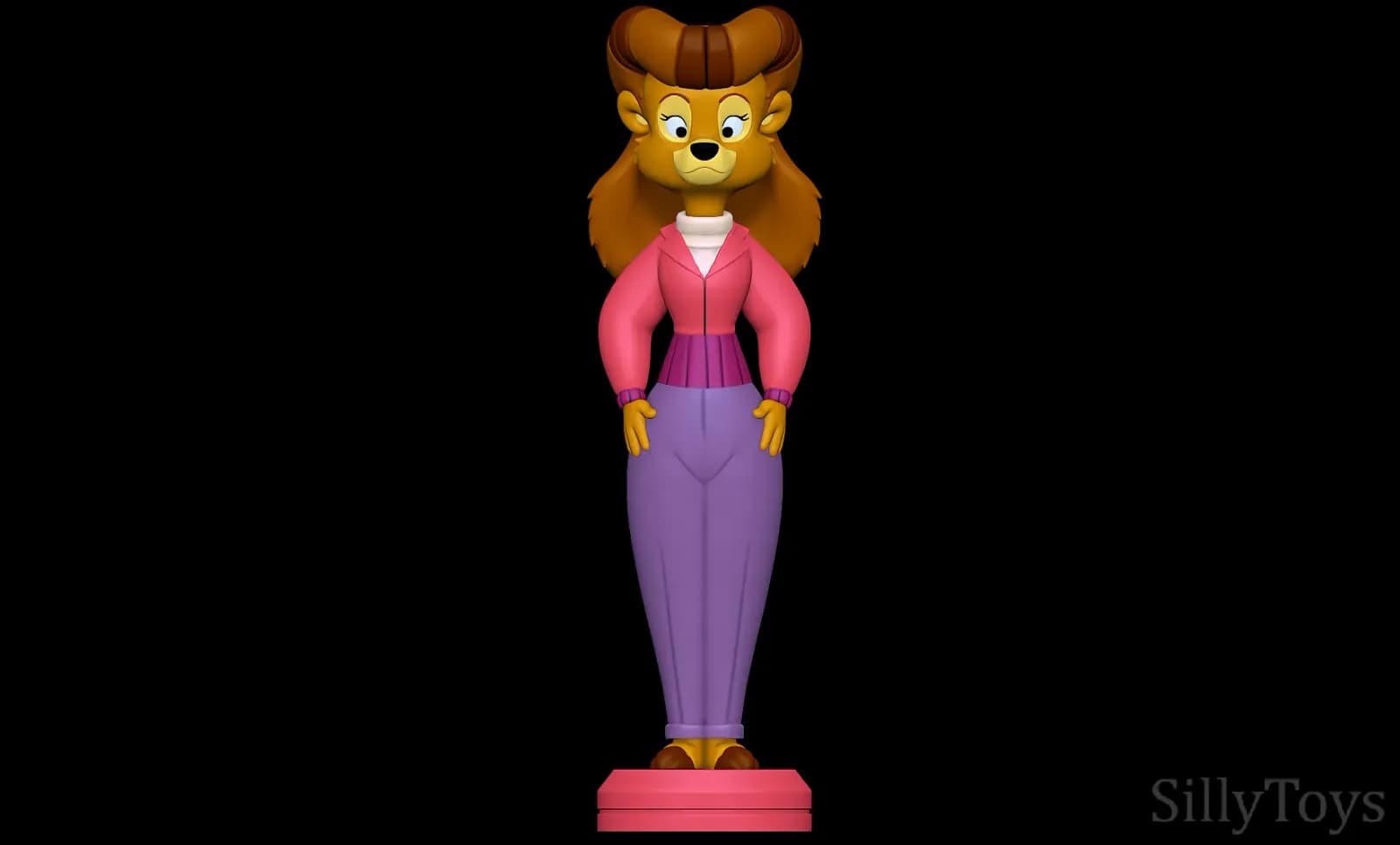 STL - Rebecca Cunningham de TaleSpin render 3