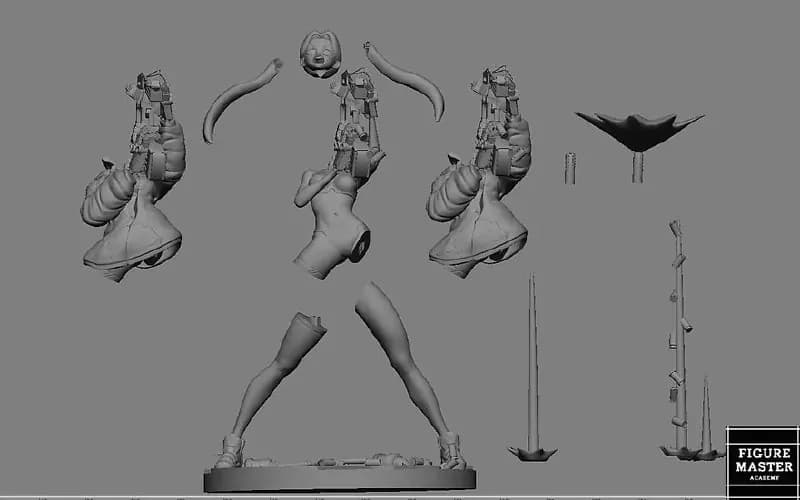 STL - Rebecca "Lucy" render 4