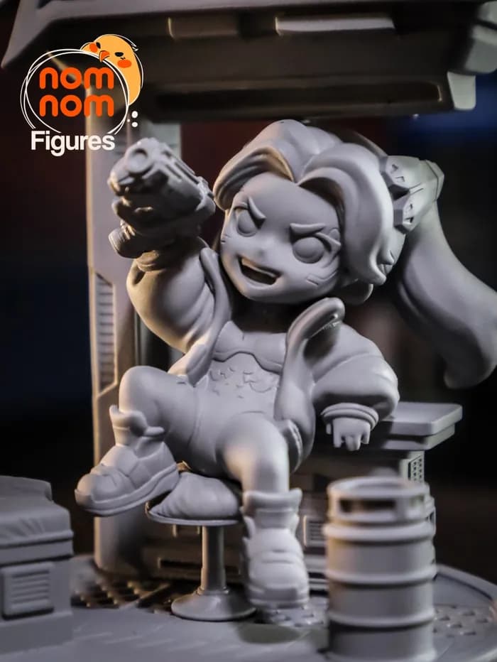 STL - rebecca stl render 3