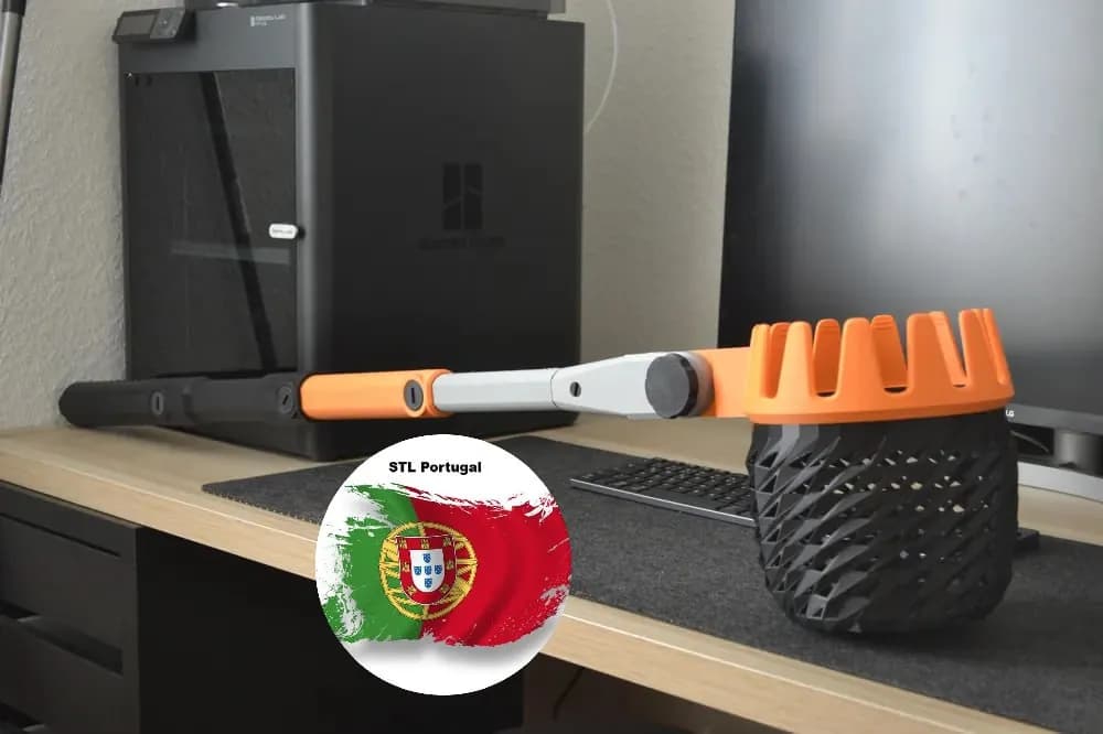 STL - Recogedor de Frutas 3D render 2