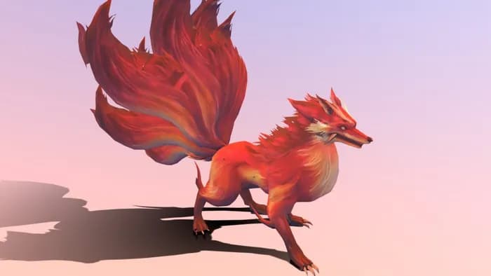 STL - red fire fox stl