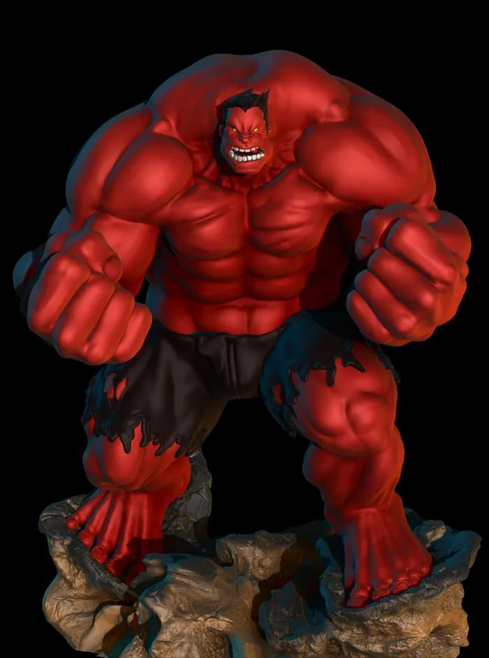 STL - Red Hulk Joe Madureira Version