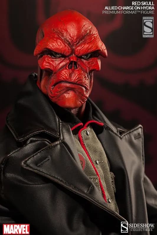 STL - Red Skull con Tesseract render 3
