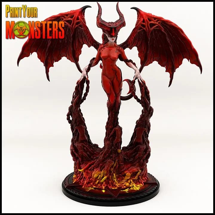STL - Reina Demoníaca con Alas