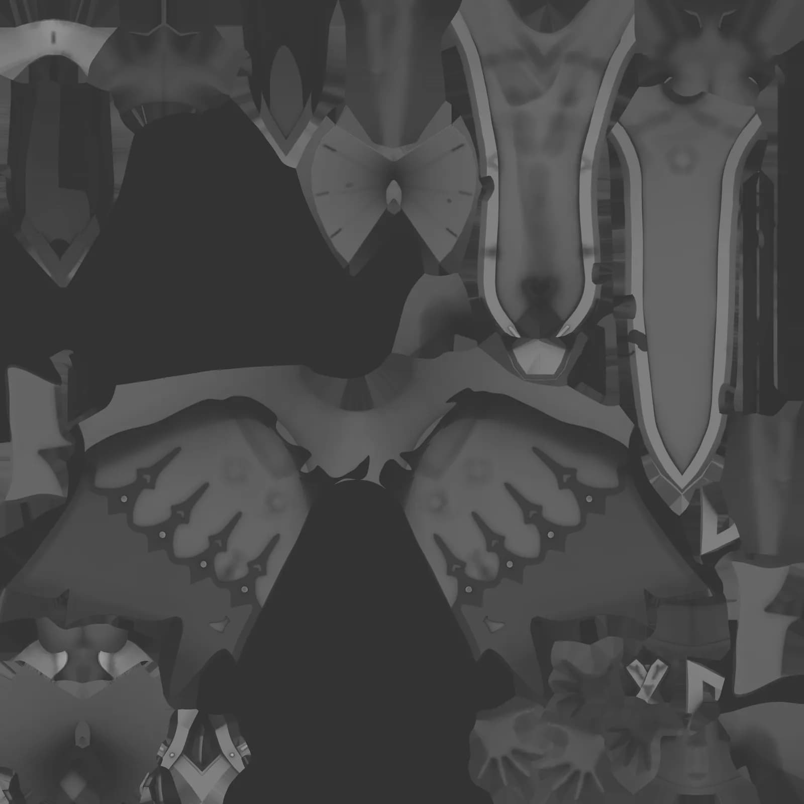 STL - Reina Fantasma de Hielo render 5