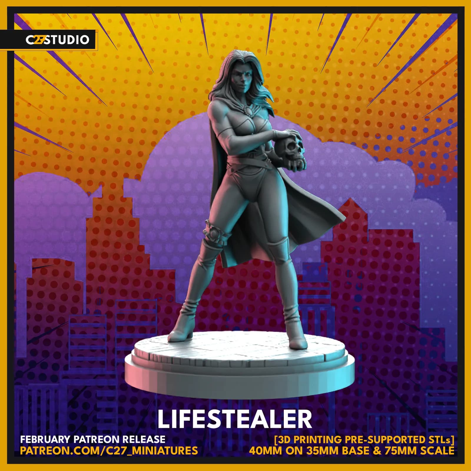 STL - Reina Lifestealer render 2