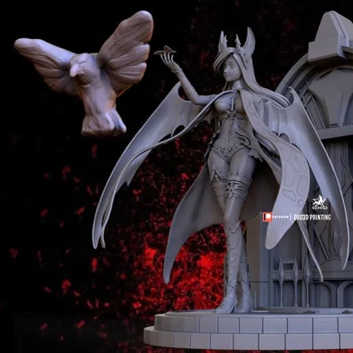 STL - Reina Súcubo de Mabinogi