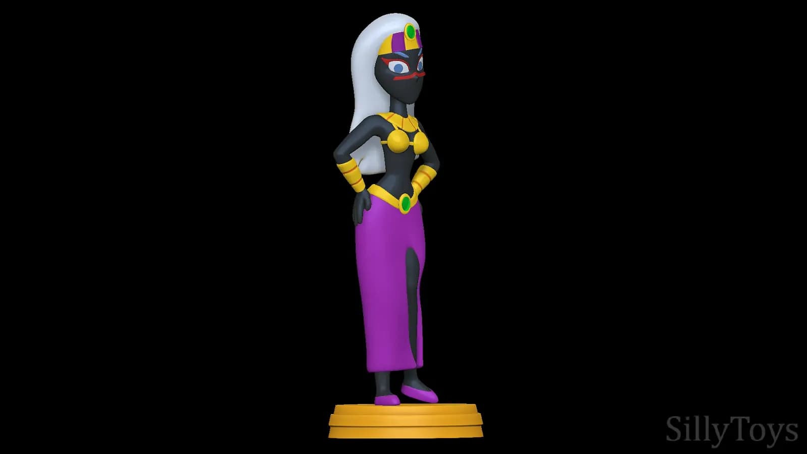 STL - Reina Tyr'ahnee de Looney Tunes render 2
