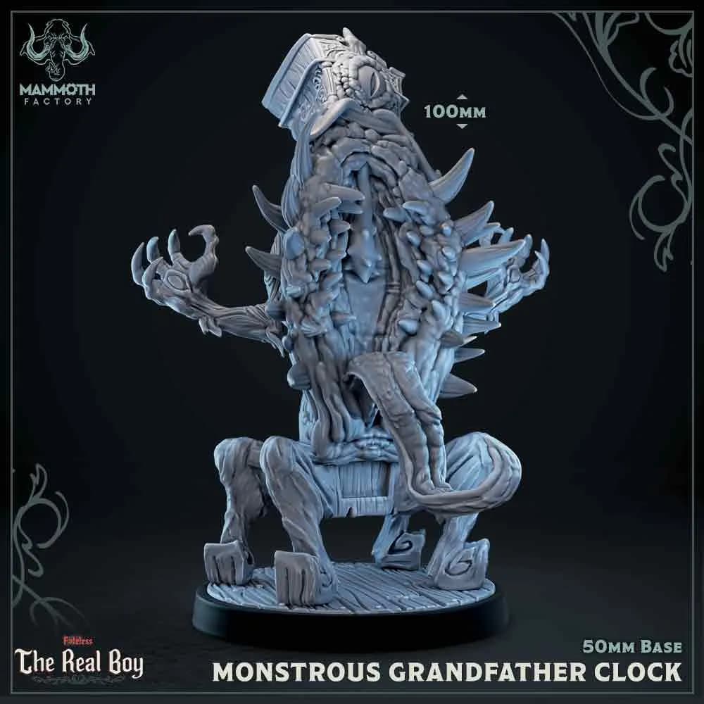 STL - Reloj de Abuelo Loco y Monstruoso render 4