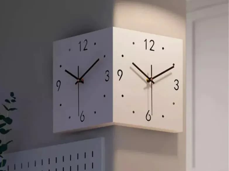 STL - Reloj de pared para esquina