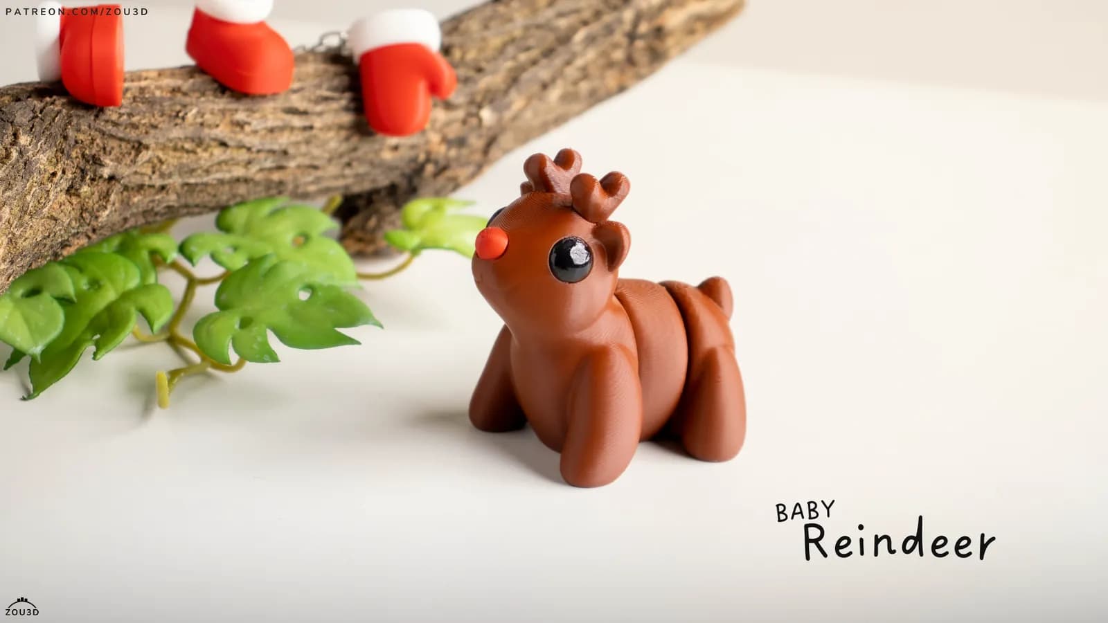 STL - Reno Bebé Adorable render 2