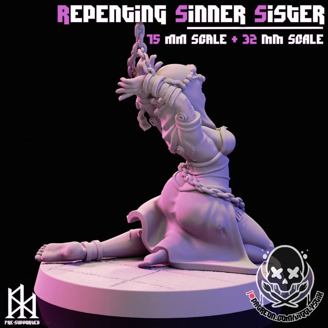 STL - Repentant Sinner render 5