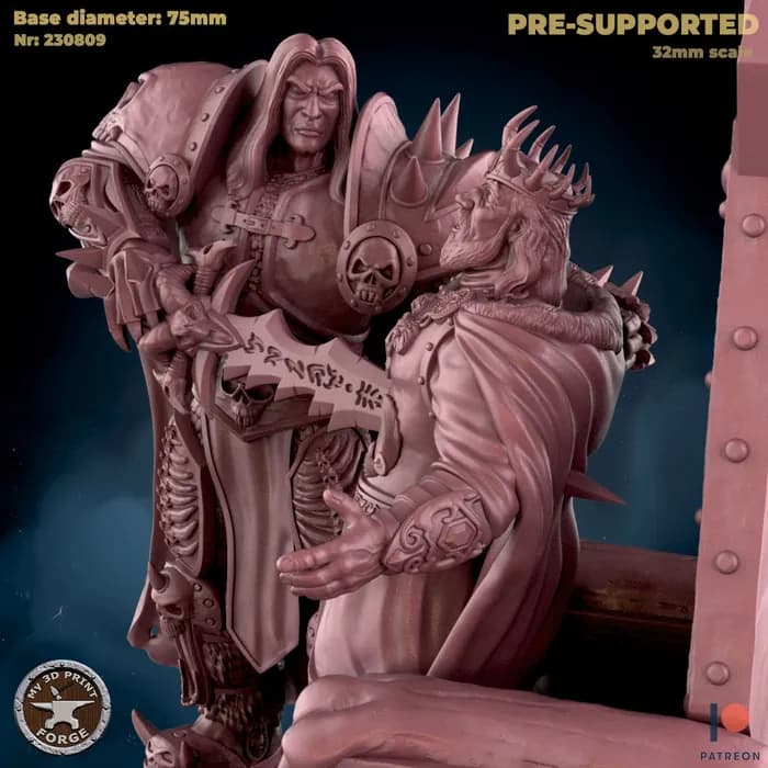 STL - return of the prince diorama render 3