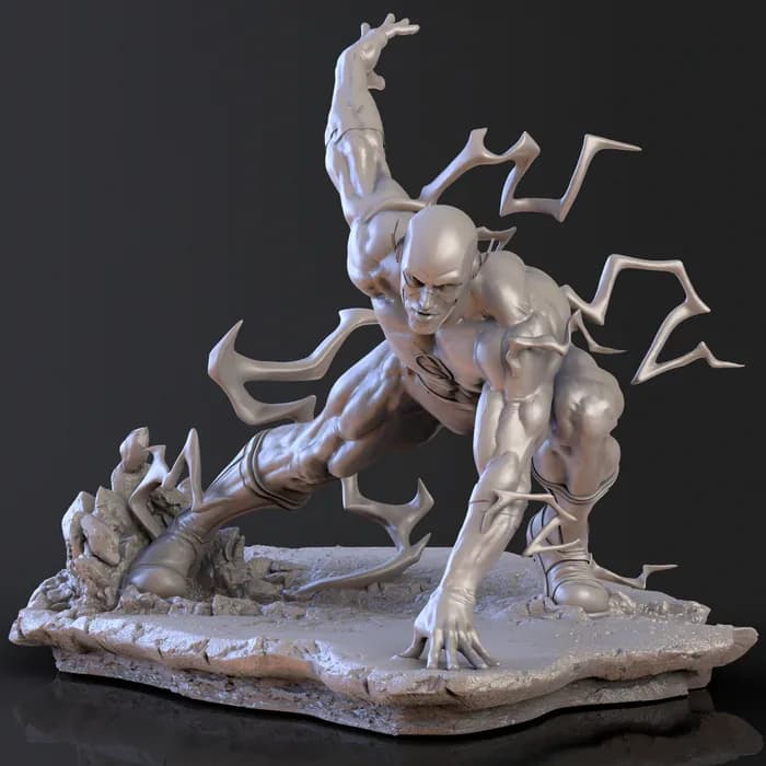 STL - reverse flash render 3