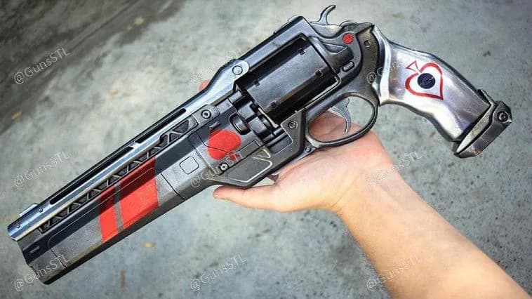 STL - Revolver Ace of Spades