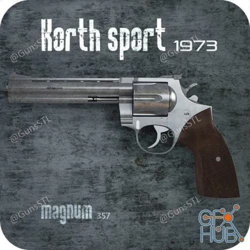 STL - Revólver Colt Magnum .357