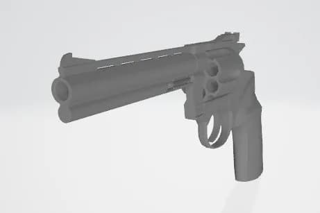 STL - Revólver Colt Magnum 357