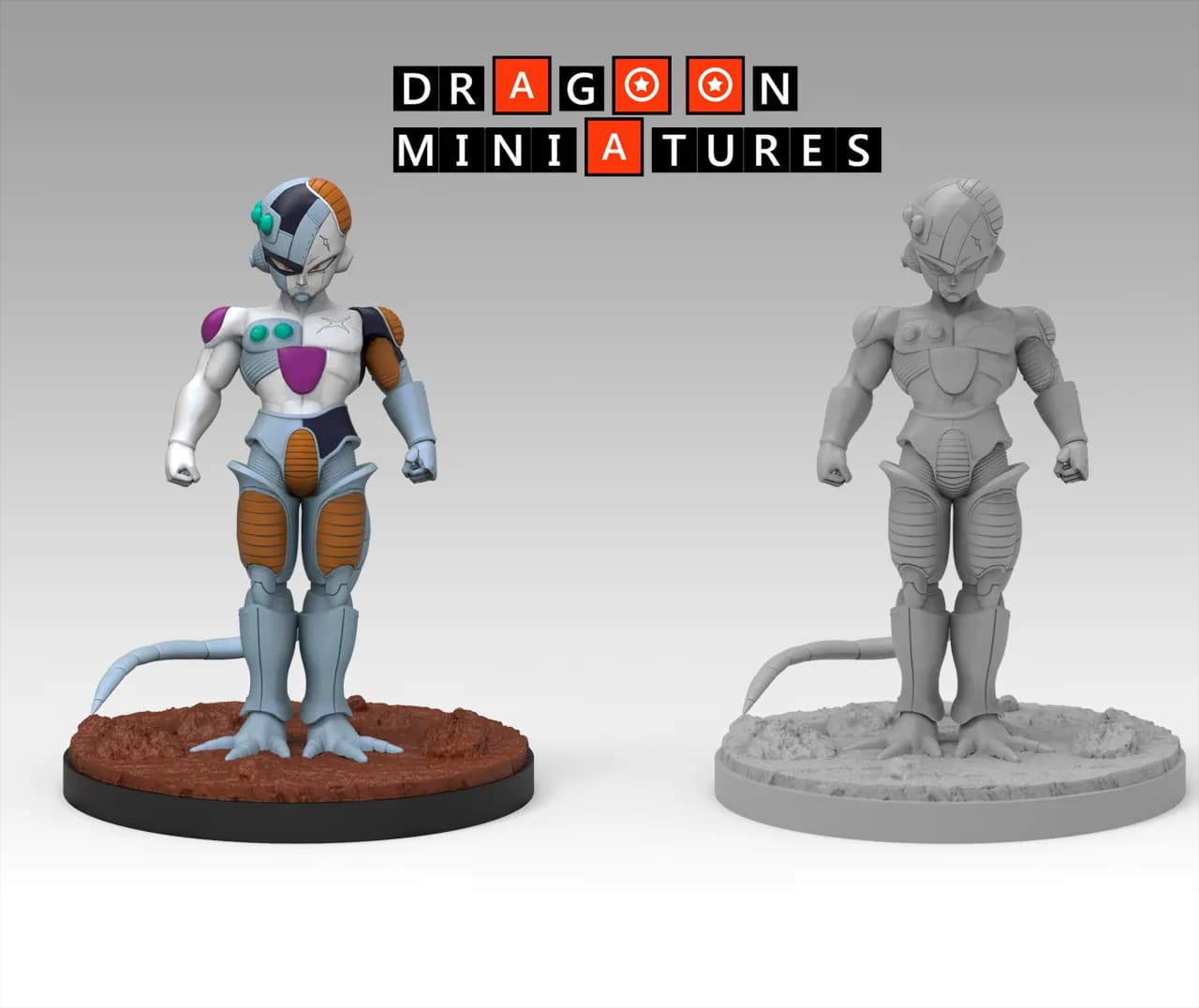 STL - Rey Cold y Frost figura render 2
