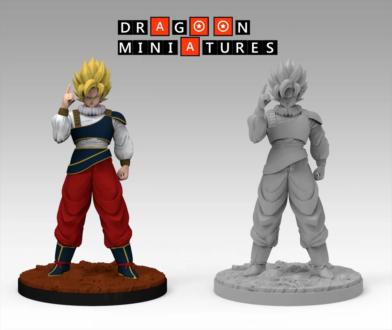 STL - Rey Cold y Frost figura render 4