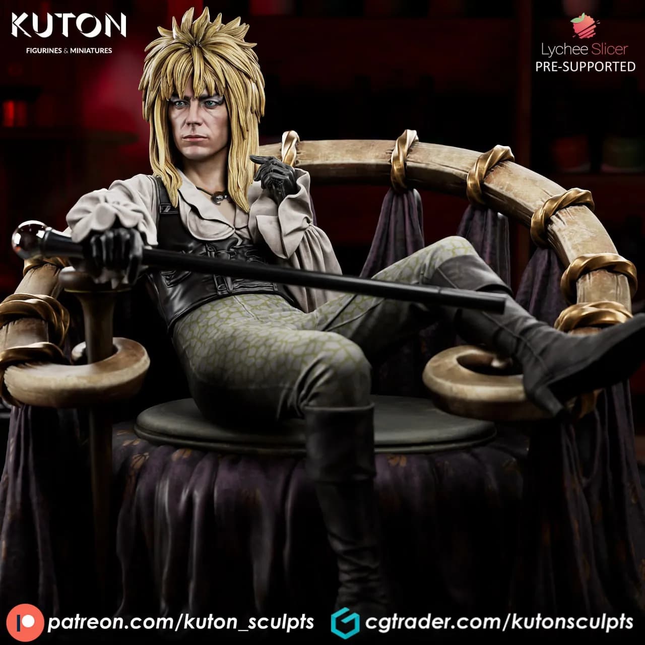STL - Rey Duende de Laberinto