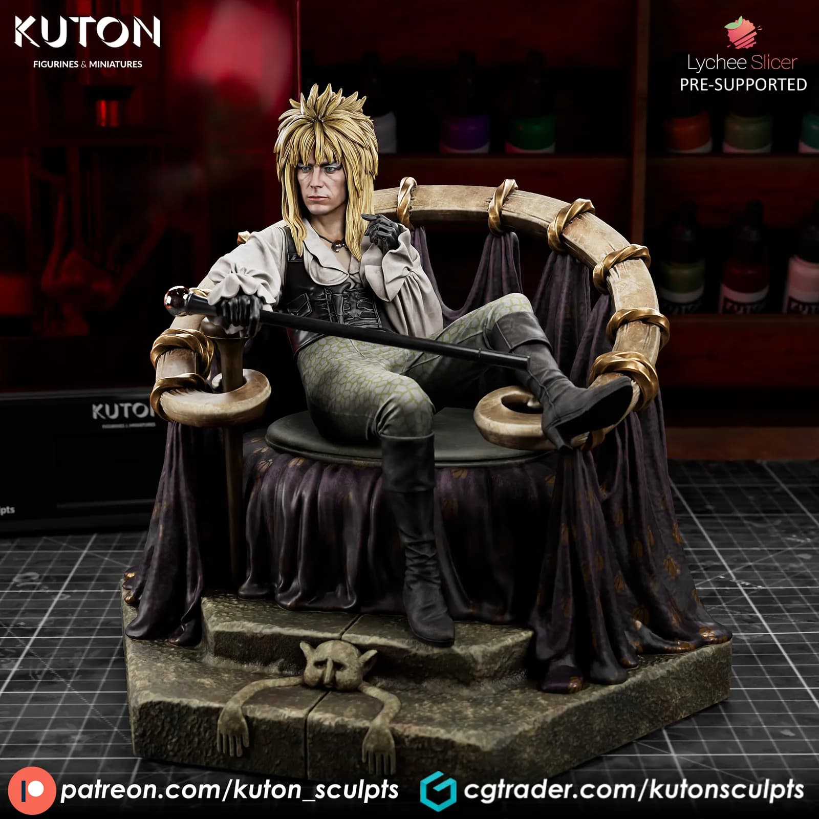 STL - Rey Duende de Laberinto
