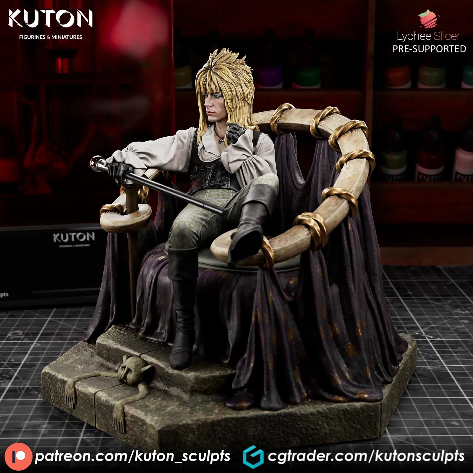 STL - Rey Duende de Laberinto
