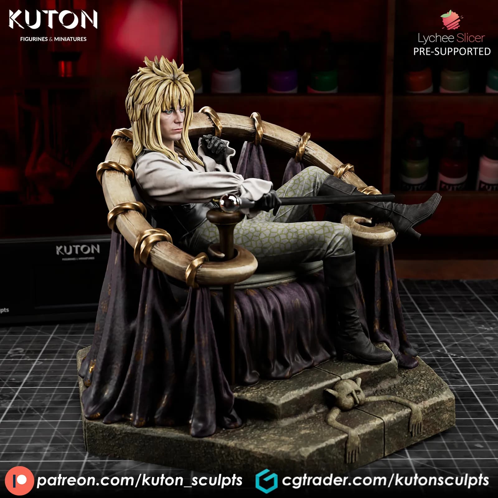 STL - Rey Duende de Laberinto