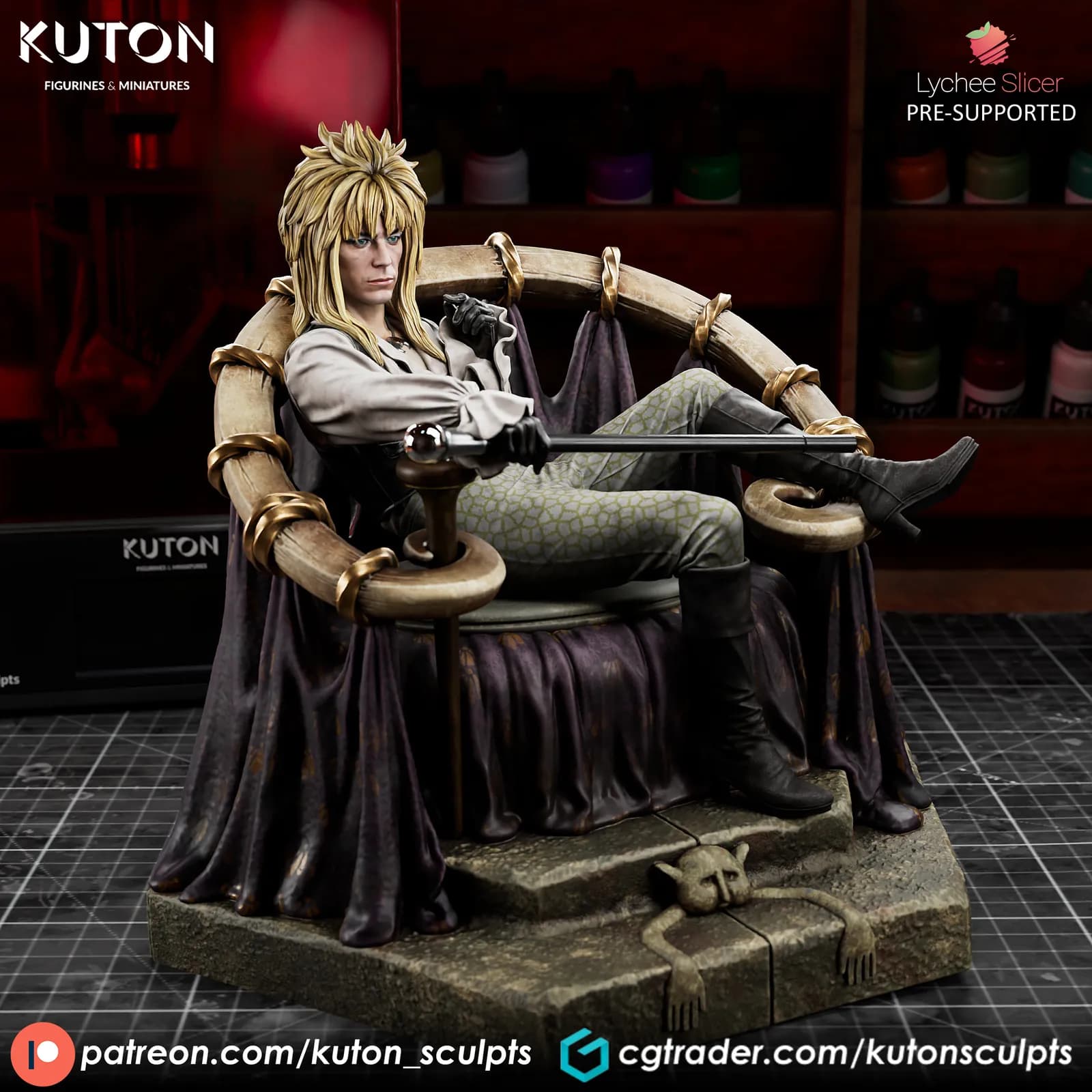 STL - Rey Duende de Laberinto