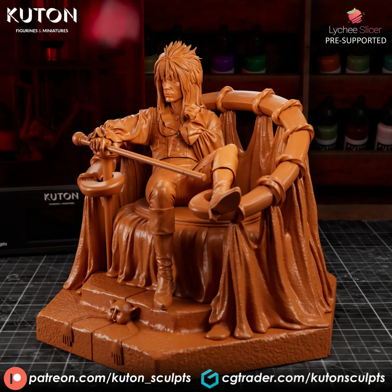 STL - Rey Duende de Laberinto