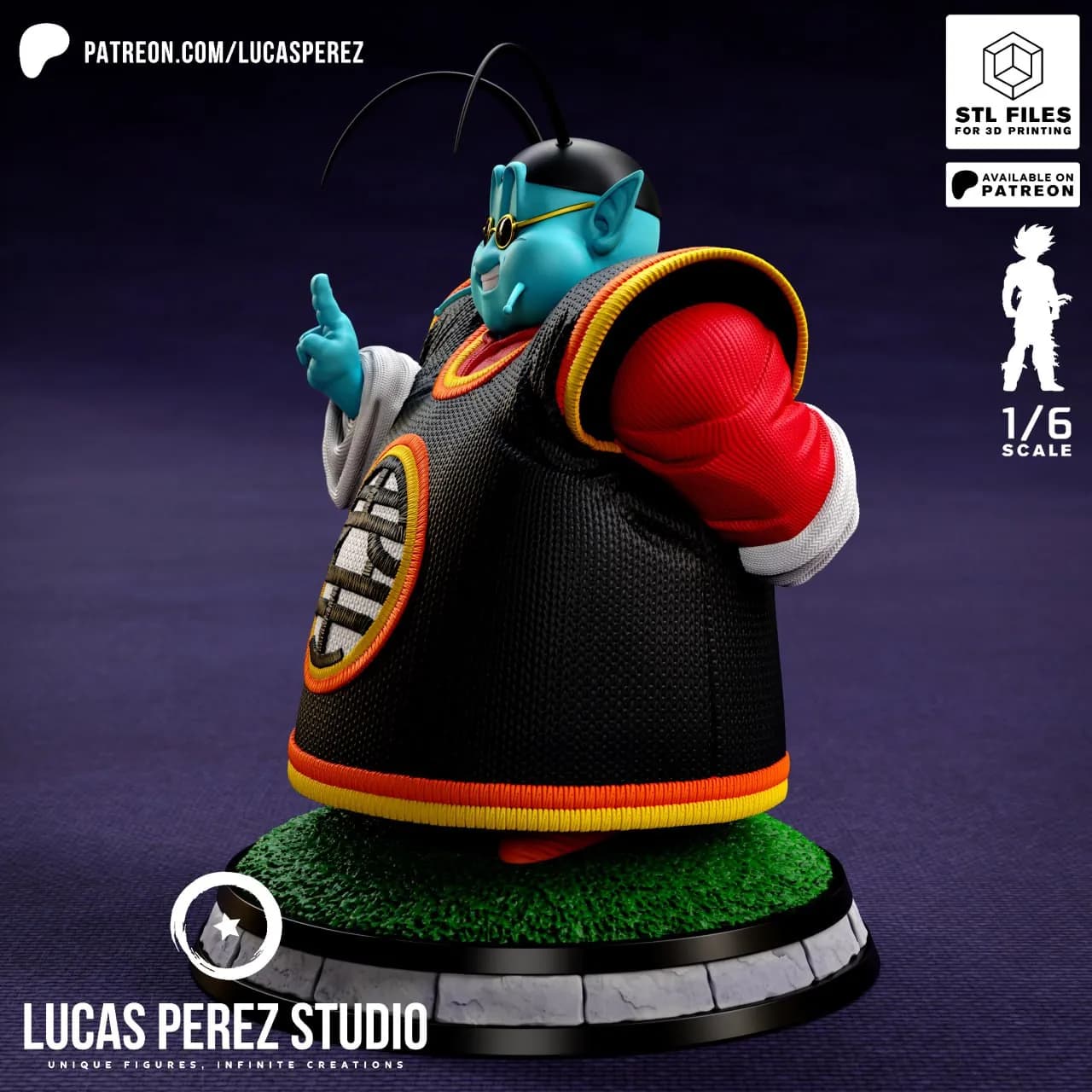 STL - Rey Kai del Norte render 2