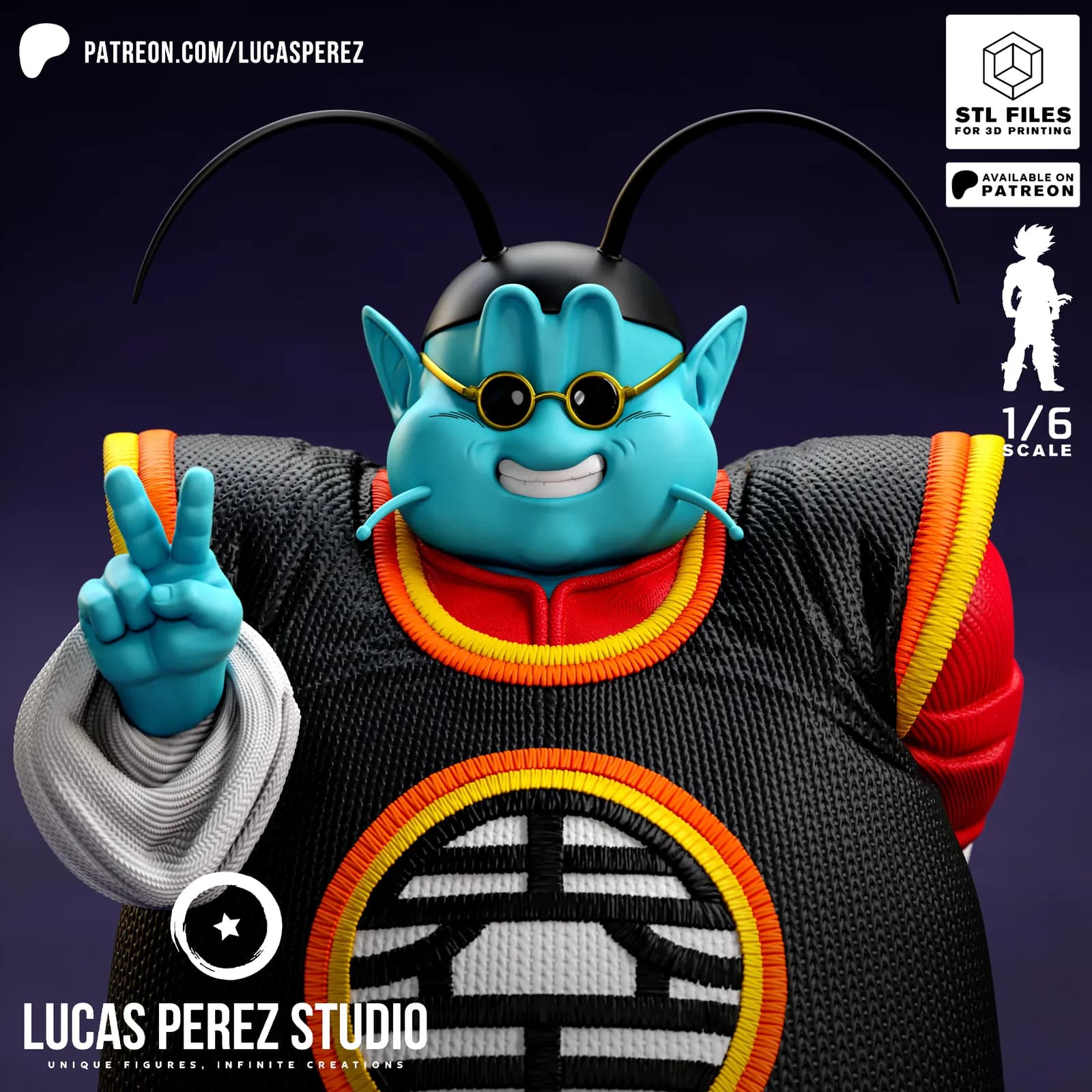 STL - Rey Kai del Norte render 4
