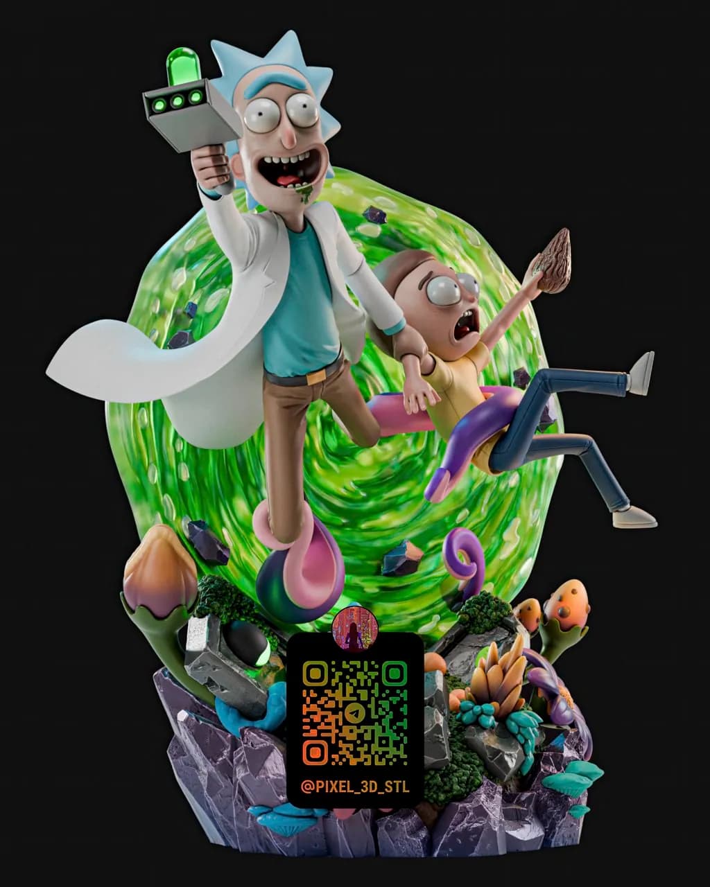 STL - Rick y Morty en Portal