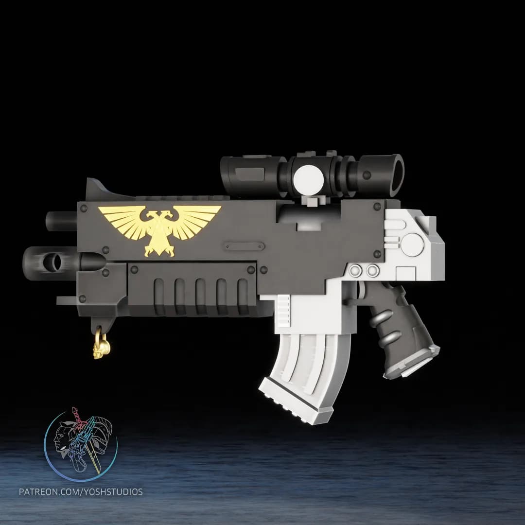 STL - Rifle Bolter de Marine Espacial